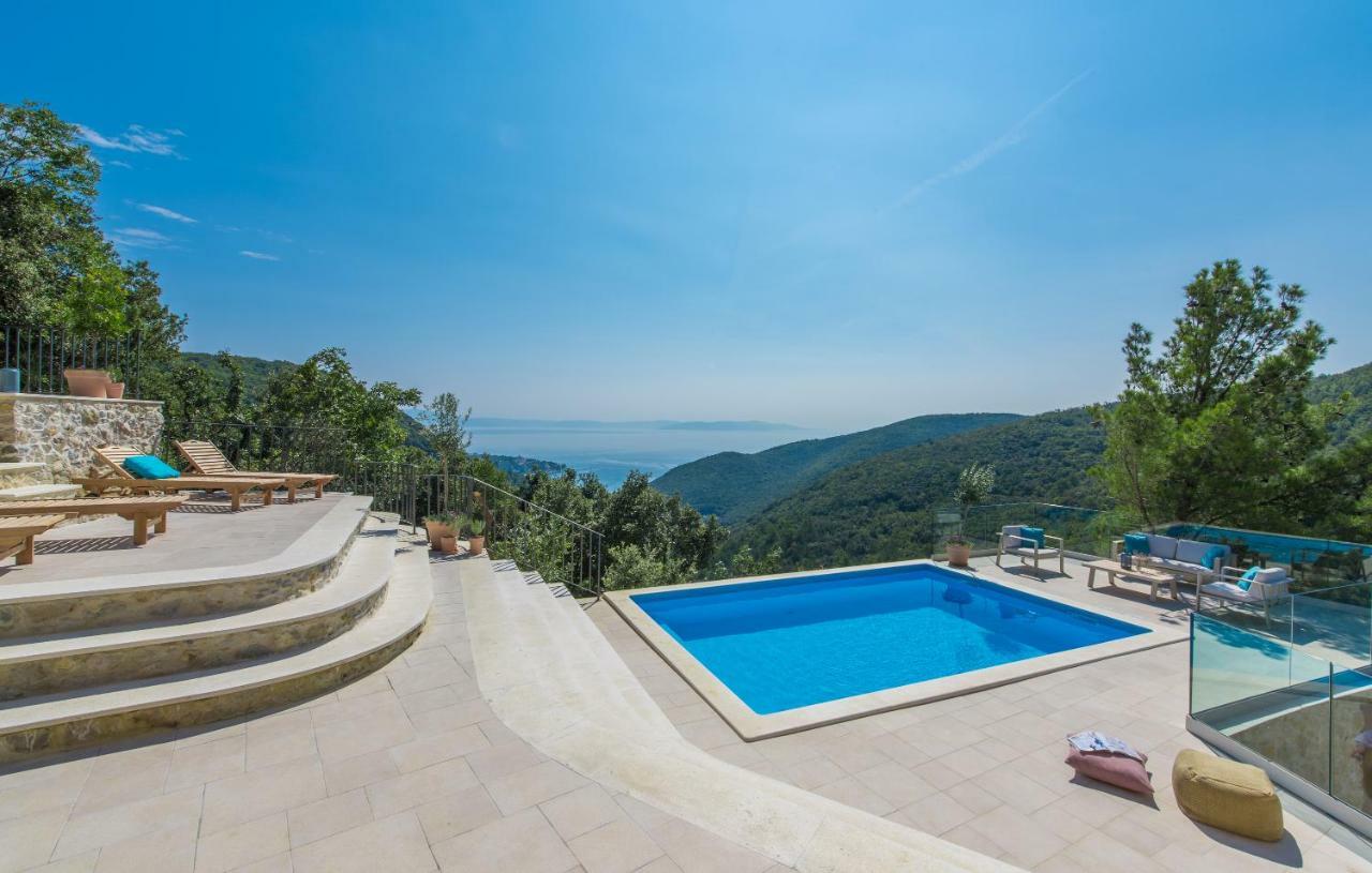 Villa Bogijeva Rabac Exterior foto